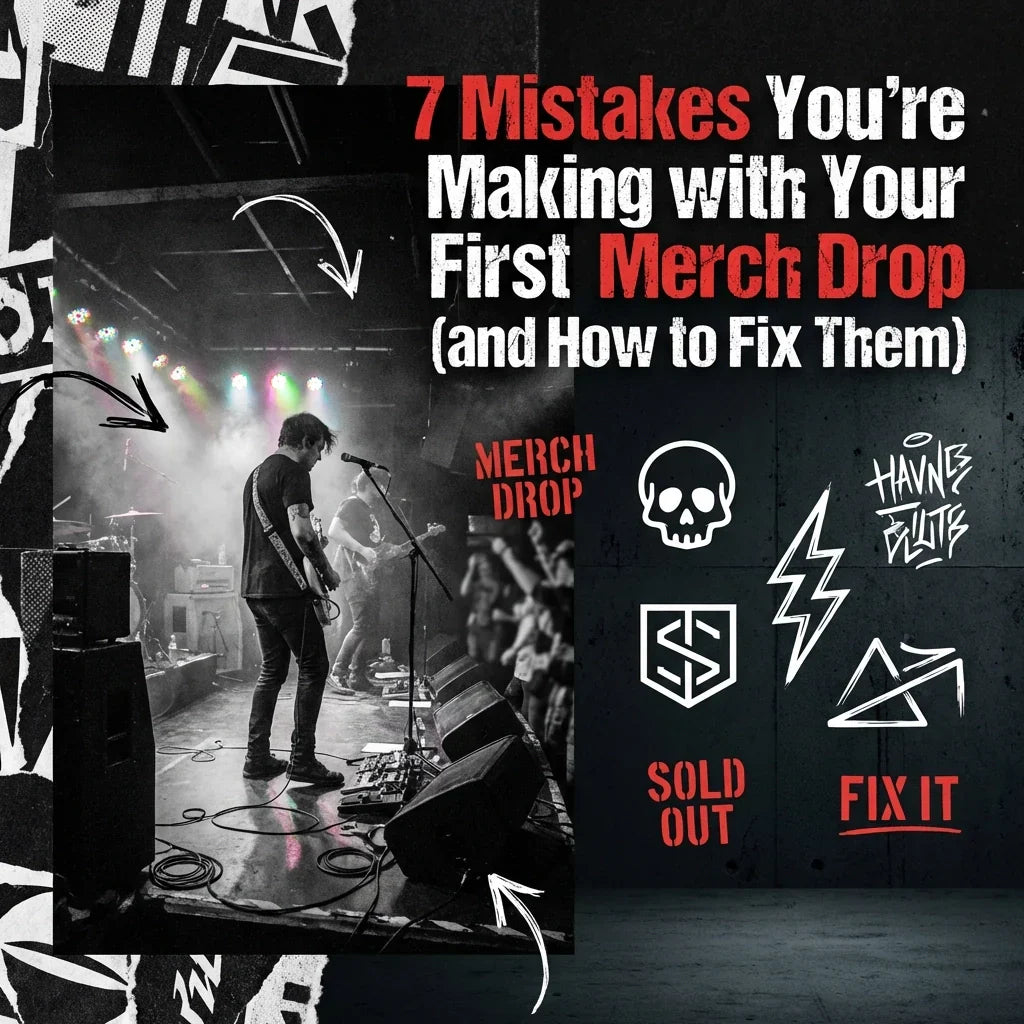 7 Mistakes You're Making with Your First Merch Drop (and How to Fix Them)