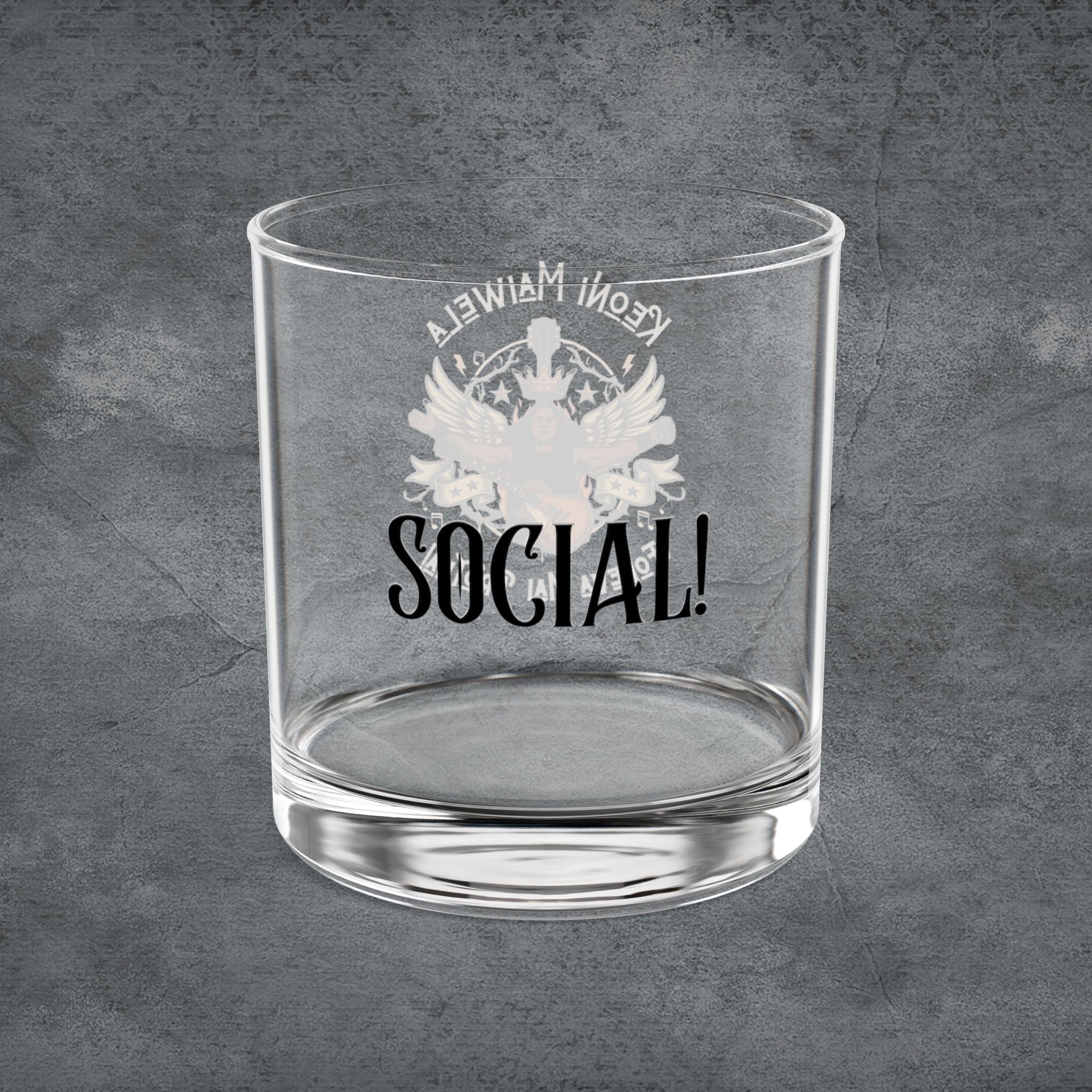 Keoni Mai Brotha Whiskey Glass —  10oz Rocks Glass
